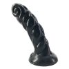 FAAK-G116 Realistic  Sheep Horn Shape Penis with Anal Plug - Image 2