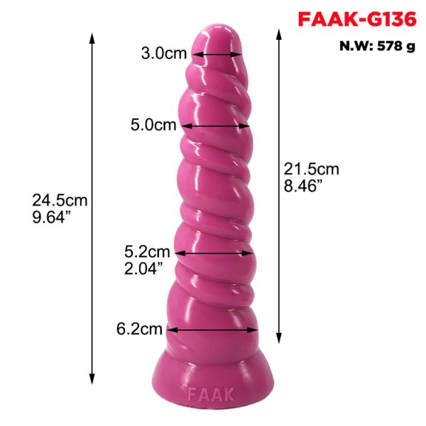 FAAK-G136 24.5cm Realistic Dildo - Image 7