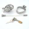 FRRK-06C Curved Ring 304 Stainless Steel Chastity Cage - Image 7