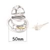 FRRK-08 Round Ring 304 Stainless Steel Chastity Cage - Image 4