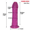 CHGD004 20cm Cobra Shape Dildo with No Testicle  Massage Tool - Image 5