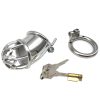 FRRK-17 Round Ring 304 Stainless Steel Chastity Cage - Image 2