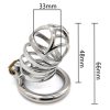 FRRK-11 Round Ring 304 Stainless Steel Chastity Cage - Image 2