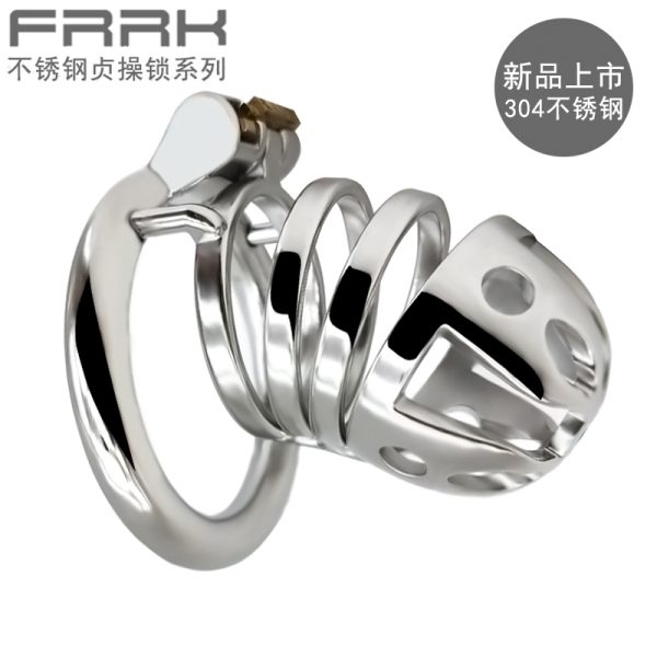 FRRK-34 Round Ring 304 Stainless Steel Chastity Cage