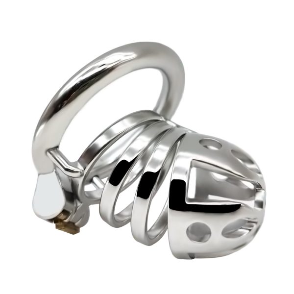 FRRK-34 Round Ring 304 Stainless Steel Chastity Cage - Image 9