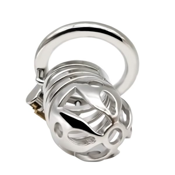 FRRK-34 Round Ring 304 Stainless Steel Chastity Cage - Image 8