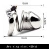 FRRK-52C Curved Ring 304 Stainless Steel Chastity Cage - Image 8