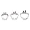 FRRK-06C Curved Ring 304 Stainless Steel Chastity Cage - Image 9