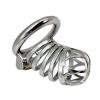 FRRK-43 Round Ring 304 Stainless Steel Chastity Cage - Image 3