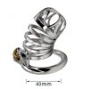 FRRK-43 Round Ring 304 Stainless Steel Chastity Cage - Image 5
