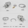 FRRK-100 Round Ring 304 Stainless Steel Chastity Cage - Image 4