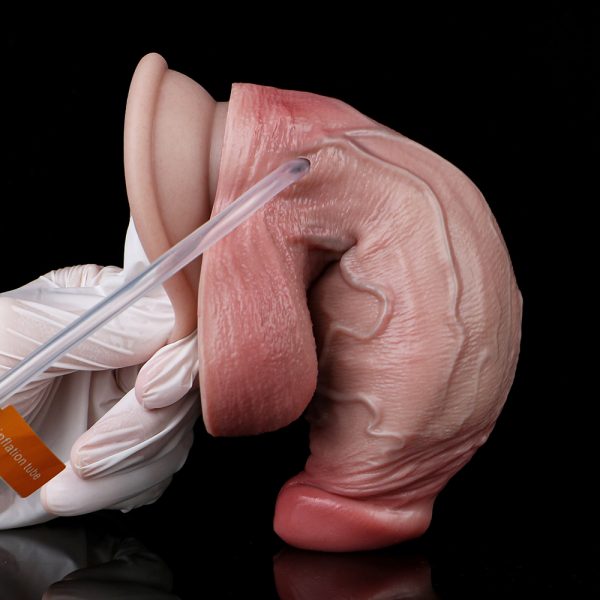 Inflatable-Squirting Dildos, Lifelike Sex Toys With Hand-pump - Image 5