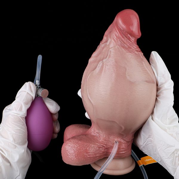 Inflatable-Squirting Dildos, Lifelike Sex Toys With Hand-pump - Image 6