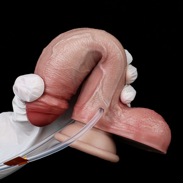 7'' Realistic dildo Hand-pump Squirting Penis With Suction cup - Image 4