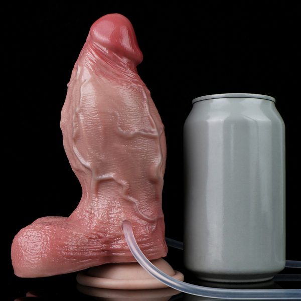 Inflatable-Squirting Dildos, Lifelike Sex Toys With Hand-pump - Image 3