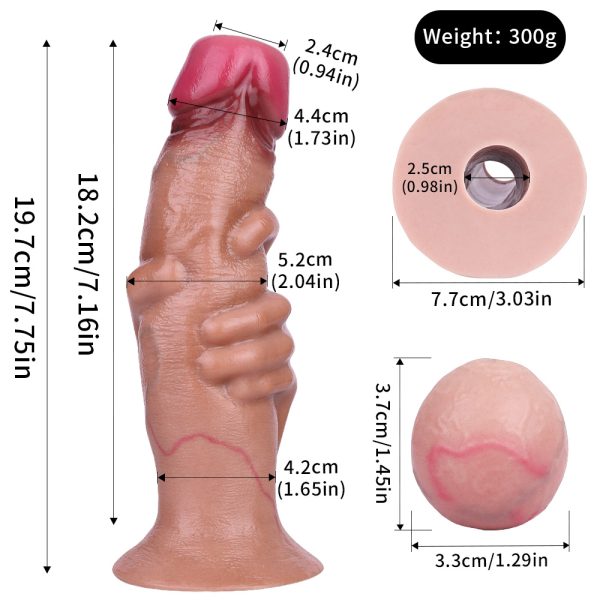 Hand-pump egg-laying dildo for women masturbator - Image 2