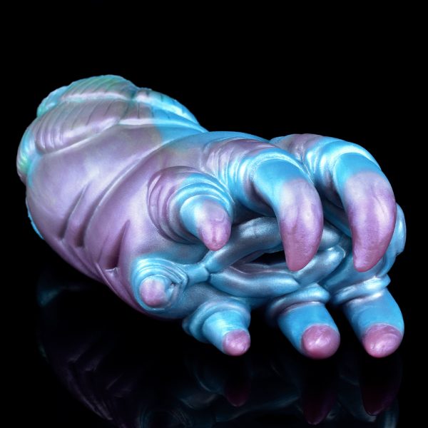 GEEBA-6196 Red clam Devil's claw shape masturbators