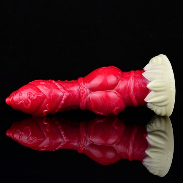 N-5189 Hellfire Dog Monster Penis Fantasy Dildo Silicone Soft Dildo - Image 3
