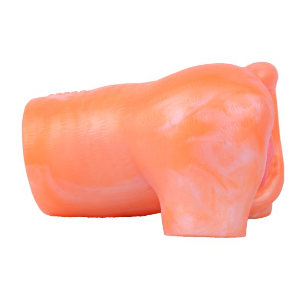 GEEBA-V6215 orange cat Fantasy Masturbator for men - Image 6
