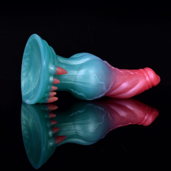 N-5179 Hellfire Dog Penis Fantasy Monster Dildo Women Silicone Masturbator - Image 8