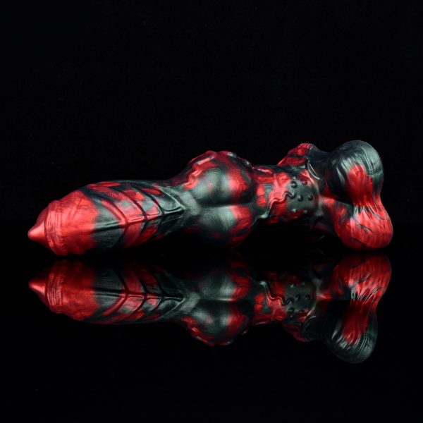 N-5187 Red Devils Sampson Monster Penis Fantasy Dildo Silicone Dildo - Image 4
