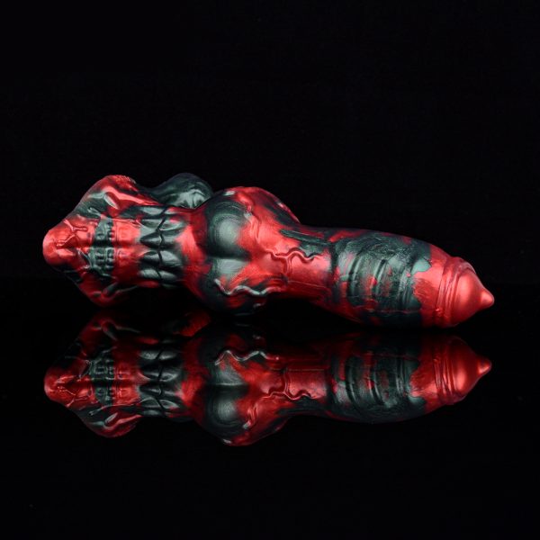 N-5187 Red Devils Sampson Monster Penis Fantasy Dildo Silicone Dildo - Image 5