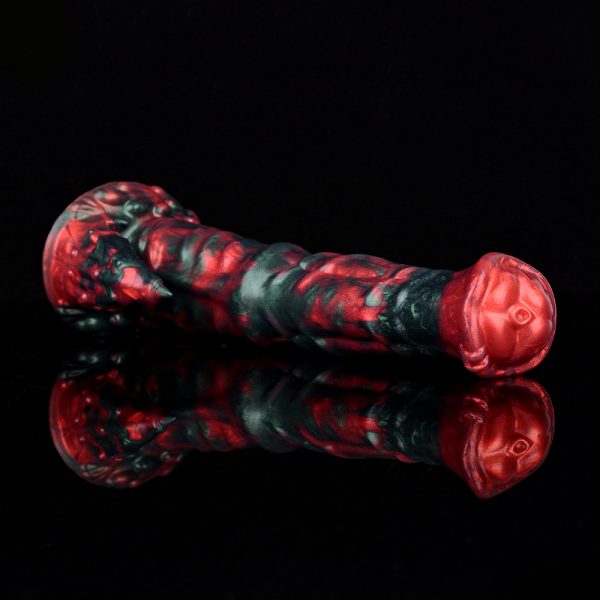 N-5183 Red Devils Monster Dildo Silicone Dildo For Woman Masturbation - Image 4