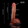 FAAK-G194 Realistic Skin Penis Silicone Dildo Female Masturbator Toy - Image 6