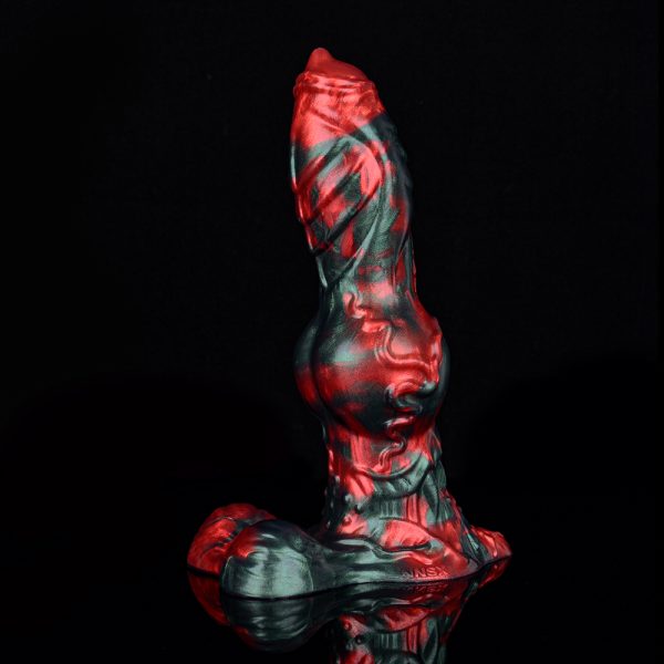N-5187 Red Devils Sampson Monster Penis Fantasy Dildo Silicone Dildo - Image 3