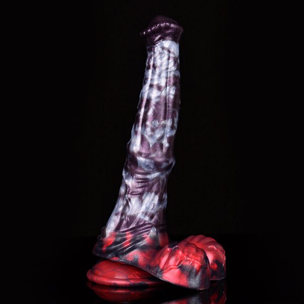 N-5175 Hellfire Monster Dildo Soft Silicone Thick Dildo - Image 4