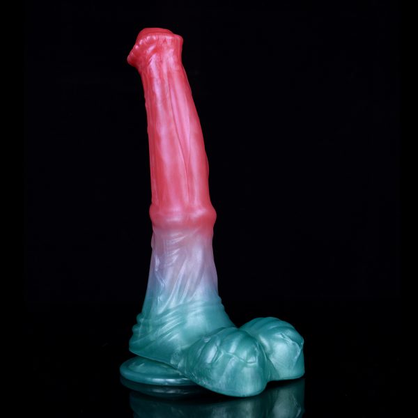 N-5175 Hellfire Monster Dildo Soft Silicone Thick Dildo - Image 6