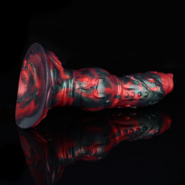 N-5189 Hellfire Dog Monster Penis Fantasy Dildo Silicone Soft Dildo - Image 7