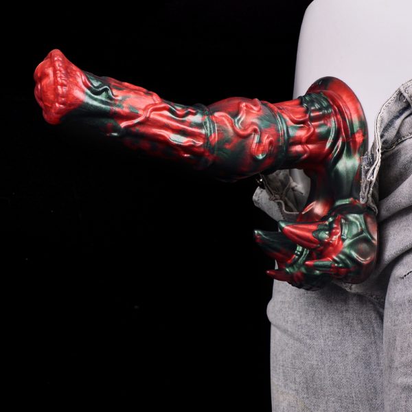 N-5191 Hellfire Monster Dildo Fantasy Dildo Silicone Toy For Women - Image 7