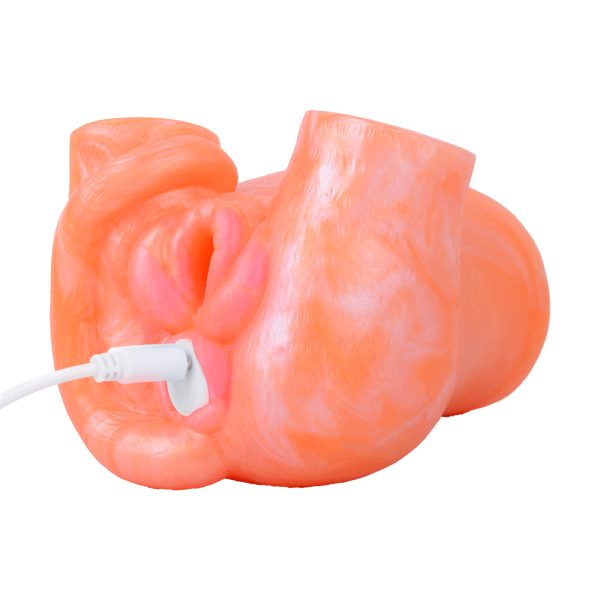 GEEBA-V6215 orange cat Fantasy Masturbator for men - Image 7