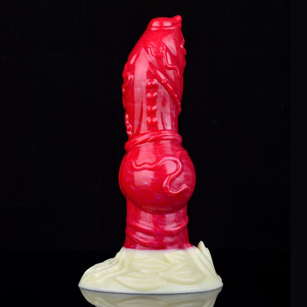 N-5189 Hellfire Dog Monster Penis Fantasy Dildo Silicone Soft Dildo - Image 2
