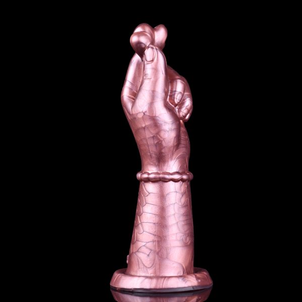 SXXY8010DA Heart-to-heart Gesture Big Dildo Soft Silicone Dildo For Women Vaginal Massage Masturbator - Image 2
