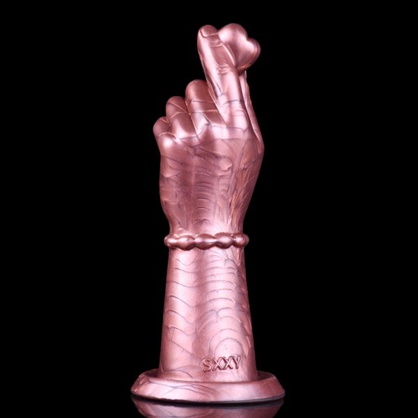 SXXY8010DA Heart-to-heart Gesture Big Dildo Soft Silicone Dildo For Women Vaginal Massage Masturbator - Image 3