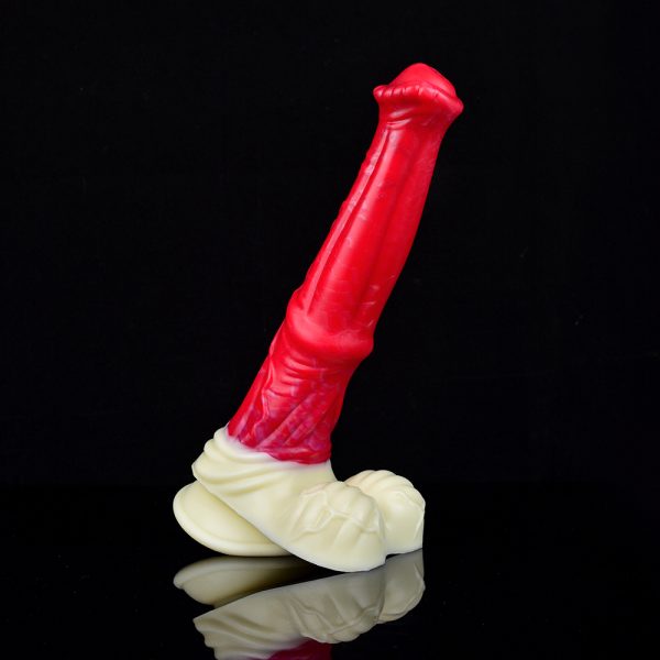 N-5175 Hellfire Monster Dildo Soft Silicone Thick Dildo - Image 2