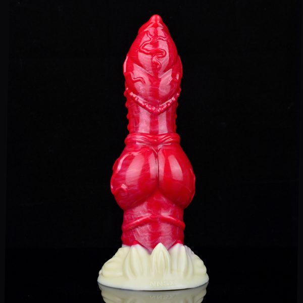 N-5189 Hellfire Dog Monster Penis Fantasy Dildo Silicone Soft Dildo - Image 4
