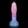 DL-C2002 Sakura Blue Silicone Gradient Luminous Dildo Female Masturbation - Image 2