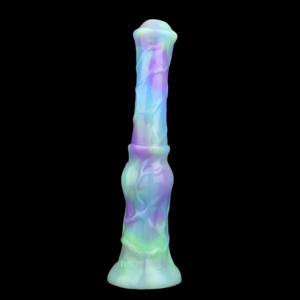 YC-2160LSA Fantasy Yellow Stallion Penis Silicone Dildo For Woman - Image 2