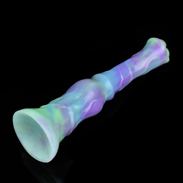 YC-2160LSA Fantasy Yellow Stallion Penis Silicone Dildo For Woman - Image 5