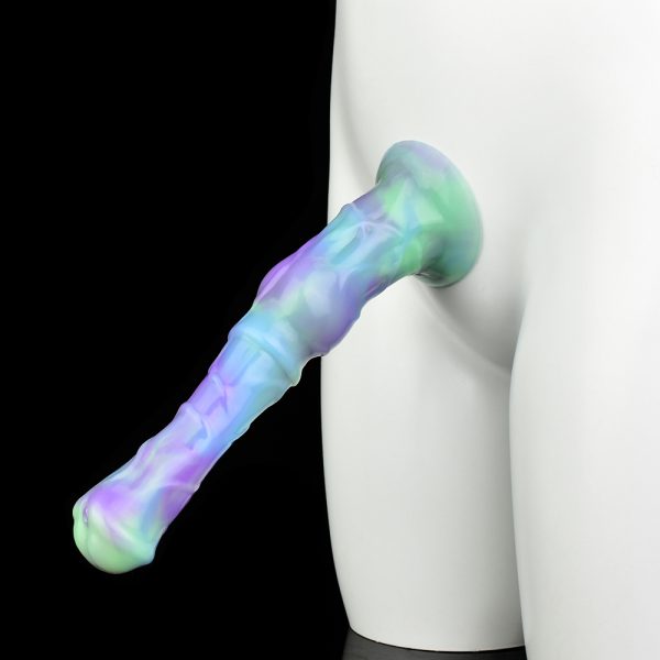 YC-2160LSA Fantasy Yellow Stallion Penis Silicone Dildo For Woman - Image 6