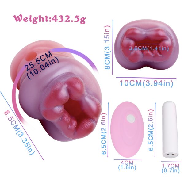 GEEBA-V6239 leopard silicone Fantasy Masturbators - Image 2