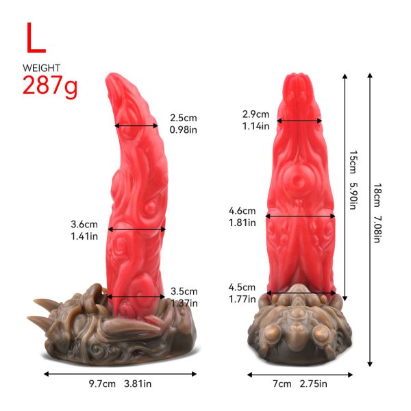 DL-C2001 Sakuton Boy Dildo Fantasy Monster Tongue Dildo For Female Masturbation - Image 7