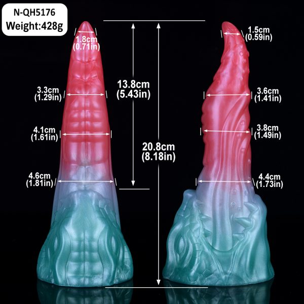 N-5176 Rachel Fantasy Monster Dildo Silicone Female Masturbation Toy - Image 8