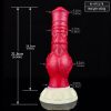 N-5178 Hellfire Monster Dildo Silicone Fantasy Dildo For Woman Masturbation - Image 5