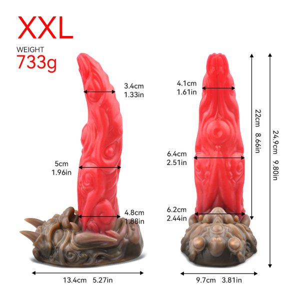 DL-C2001 Sakuton Boy Dildo Fantasy Monster Tongue Dildo For Female Masturbation - Image 11