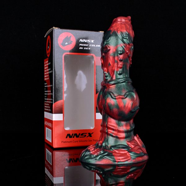 N-5189 Hellfire Dog Monster Penis Fantasy Dildo Silicone Soft Dildo - Image 8