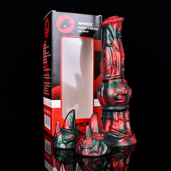 N-5191 Hellfire Monster Dildo Fantasy Dildo Silicone Toy For Women - Image 9